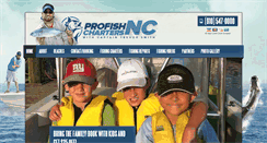 Desktop Screenshot of fishingchartersnc.com